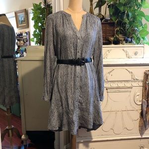 Gentle Fawn Black + Grey Tunic Dress / Layering